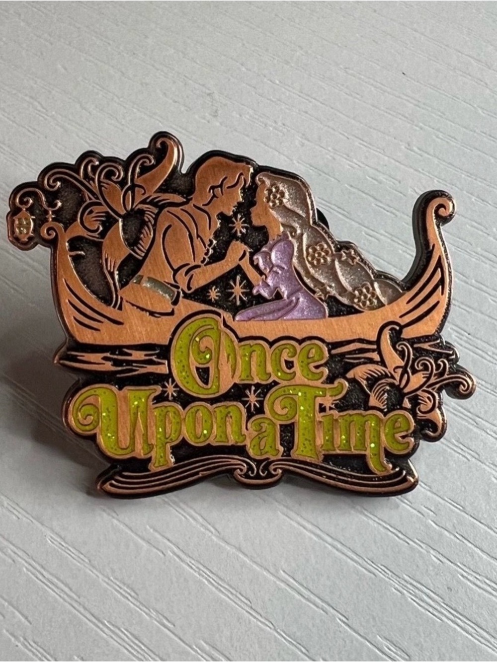 Tokyo Disney Resort Once Upon a Time Tangled Pin Rapunzel Flynn Rider 2014 TDR